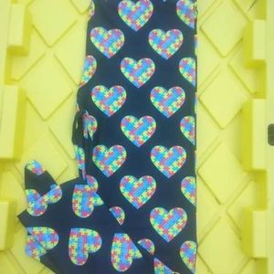 Autism hearts os legging